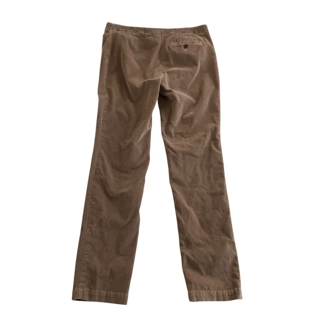 J.Jill Corduroy Pants Sz 4 Brown Straight Leg Stretch Classic Capsule Preppy - Picture 2 of 12